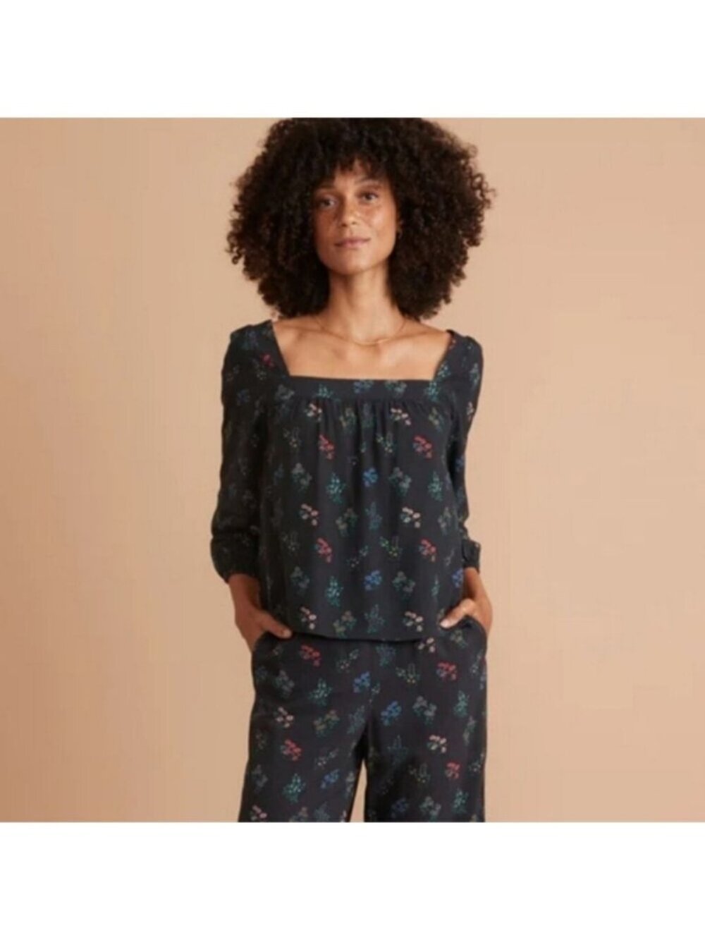 Marine Layer Annabella Square Neck Top
